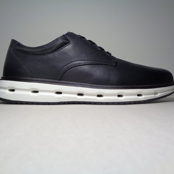 Lands\' End Size 10.5 M / SPORT OXFORD / Black / Faux Leather / New Men\'s Shoes main image 15